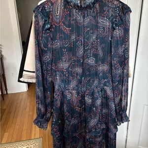 Mango Paisley Print Dress